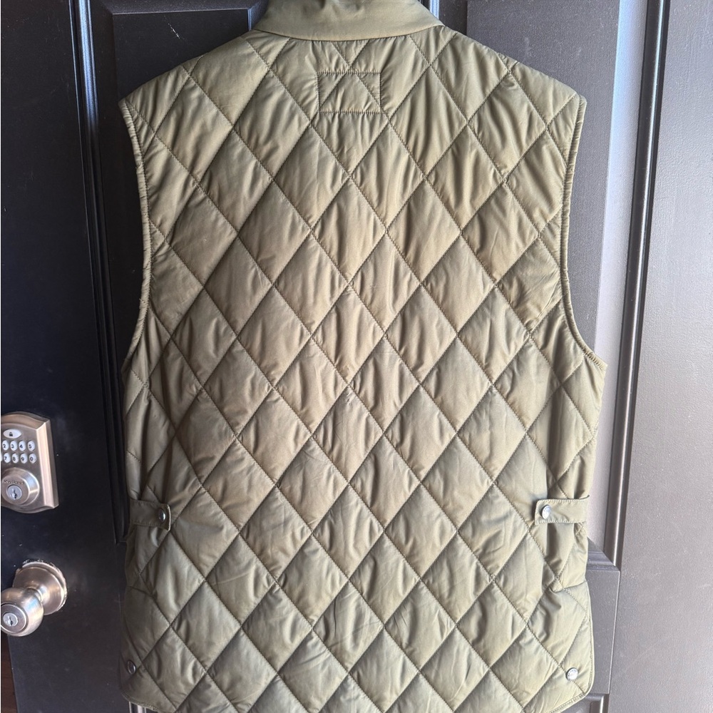 Banana Republic Green Quilted Mens Vest Size Medium - Picture 7 of 14